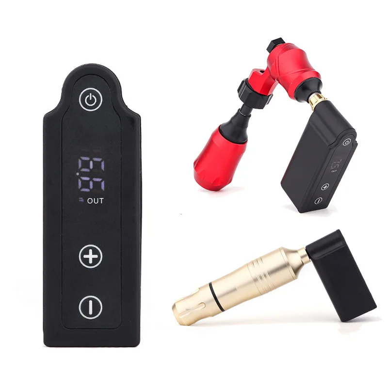 DC/RAC Power Supply Protable Mini LED Display Wireless Tattoo Power Supply Battery Pack for Rotary Tattoo Pen Accessories
DC/RAC Power Supply Protable Mini LED Display Wireless Tattoo Power Supply Battery Pack for Rotary Tattoo Pen Accessories