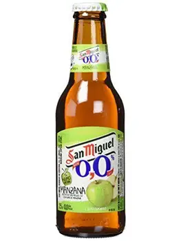 San Miguel Cerveza Manzana Sin Alcohol - Paquete de 24 x 250 ml - Total: 6000 ml
San Miguel Cerveza Manzana Sin Alcohol - Paquete de 24 x 250 ml - Total: 6000 ml