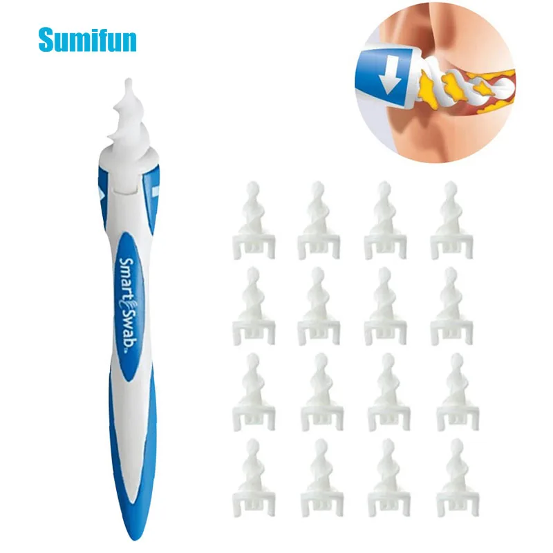 1 Set Sumifun Ear Cleaner Ear Spoon Soft Spiral For Ears Cares Health Tool Cleaner Ear Wax Removal Tool With 16 Replacement Head
1 Set Sumifun Ear Cleaner Ear Spoon Soft Spiral For Ears Cares Health Tool Cleaner Ear Wax Removal Tool With 16 Replacement Head