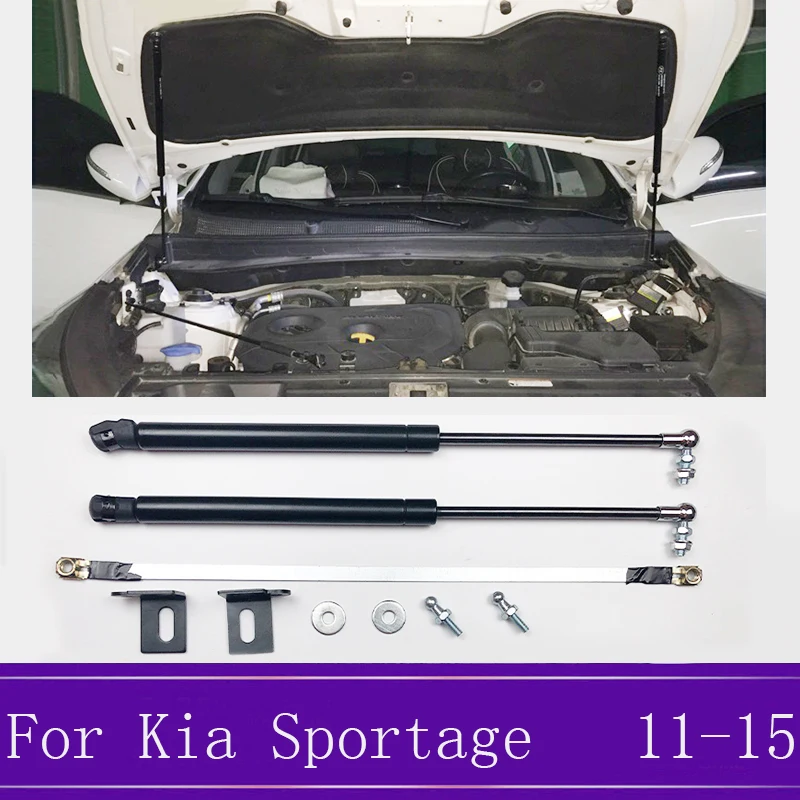 Front Hood Engine Cover Supporting Hydraulic Rod Strut Spring Shock Bars Bracket Fit For Kia Sportage 2011 2012 2013 2014 2015 
Front Hood Engine Cover Supporting Hydraulic Rod Strut Spring Shock Bars Bracket Fit For Kia Sportage 2011 2012 2013 2014 2015