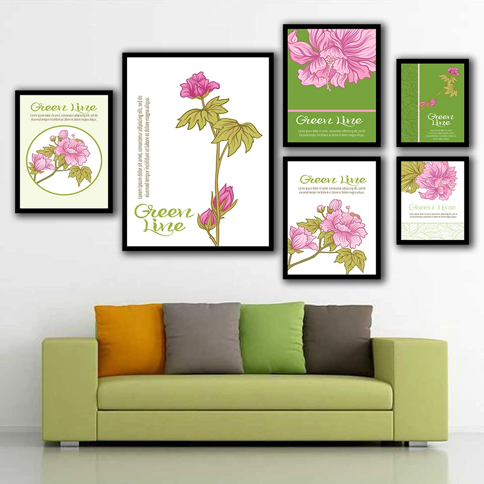 Abstract blooming pink flower green life Nordic Style Wall Art Canvas Print Painting Modern Living Room Decor Picture
Abstract blooming pink flower green life Nordic Style Wall Art Canvas Print Painting Modern Living Room Decor Picture