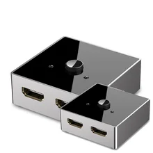 HDMI Switcher 4K Bi-Direction 2.0 HDMI Switch 1x2/2x1 Adapter 2 in 1 out Converter for PS4 Xiaomi TV Box HDMI Splitter
HDMI Switcher 4K Bi-Direction 2.0 HDMI Switch 1x2/2x1 Adapter 2 in 1 out Converter for PS4 Xiaomi TV Box HDMI Splitter