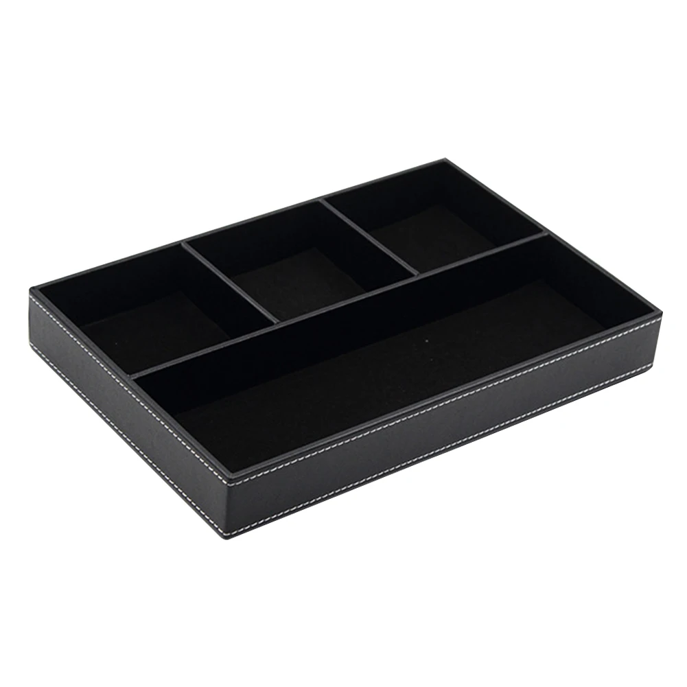 4 Grids Pen Container Living Room Table Desktop Office Keys PU Leather Storage Box Sundries Stationery Holder Home Hotel
4 Grids Pen Container Living Room Table Desktop Office Keys PU Leather Storage Box Sundries Stationery Holder Home Hotel