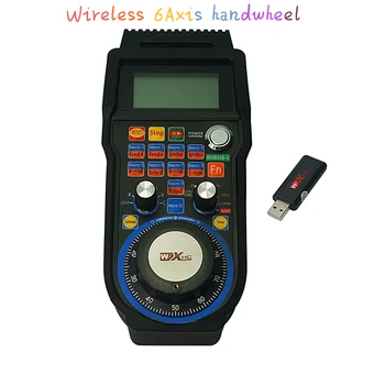 6 Axis Wireless Mach3 MPG Pendant cnc electronic Handwheel Controller for CNC Machine lathe
6 Axis Wireless Mach3 MPG Pendant cnc electronic Handwheel Controller for CNC Machine lathe