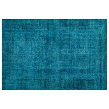 Handmade Turquoise Vintage Overdyed Turkish Area Rug 198x297 Cm-6'6''X9'9''
Handmade Turquoise Vintage Overdyed Turkish Area Rug 198x297 Cm-6'6''X9'9''