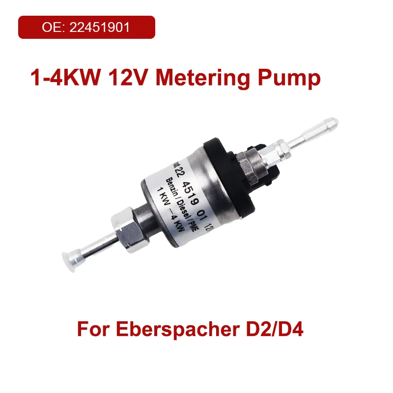 12V 1-4kw Autonomous Airtronic Heater Electric Dosing Metering Fuel Pump 22451901 For Eberspacher D2 D4 D4S Parking Heaters 
12V 1-4kw Autonomous Airtronic Heater Electric Dosing Metering Fuel Pump 22451901 For Eberspacher D2 D4 D4S Parking Heaters