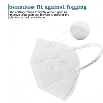 5 pcs/bag KN95 Face Mask PM2.5 Anti-fog Strong Protective Mouth Mask Respirator Reusable 
5 pcs/bag KN95 Face Mask PM2.5 Anti-fog Strong Protective Mouth Mask Respirator Reusable