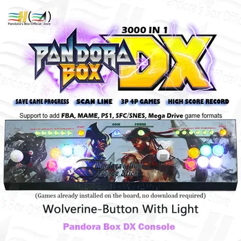 2020 Pandora Box DX arcade game 3000 in 1 have 3d game can 3P 4P save game progress can add 5000 games fba mame ps1 SFC/SNES MD
2020 Pandora Box DX arcade game 3000 in 1 have 3d game can 3P 4P save game progress can add 5000 games fba mame ps1 SFC/SNES MD