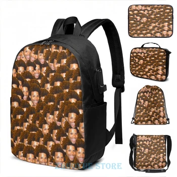 Funny Graphic print TriHard USB Charge Backpack men School bags Women bag Travel laptop bag
Funny Graphic print TriHard USB Charge Backpack men School bags Women bag Travel laptop bag