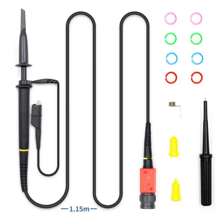 

P4100 1PCS Oscilloscope Probe 100:1 High Voltage Withstand 2KV 100MHz for Oscilloscope owon liliput wholesale