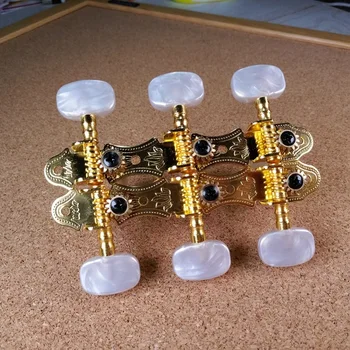 Classic Guitar Knob Varved Gold Plated Classical Guitar String Button Three-Bit Quasi-String Twist
Classic Guitar Knob Varved Gold Plated Classical Guitar String Button Three-Bit Quasi-String Twist