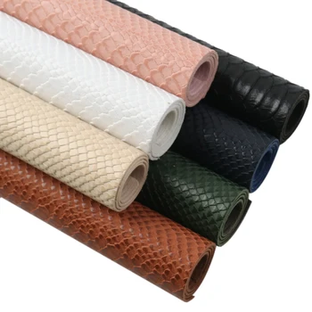 

7pcs/lot 20*34cm Bump Texture Snake Pattern Leather Set Faux Leather Fabric for Bows DIY Handmade Materials in Crafts,1Yc10561