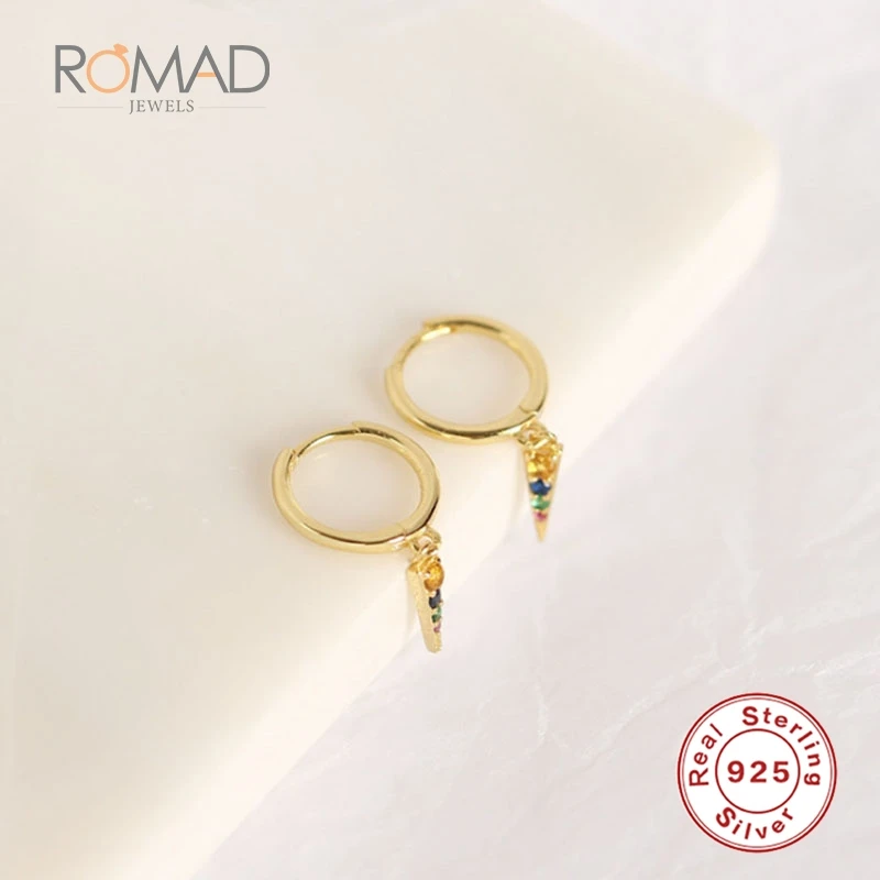 925 Silver Circular Earring with Multicolor Zircon Triangle Pendant Stud Earrings for Women Girl Party Business Office Ladies
925 Silver Circular Earring with Multicolor Zircon Triangle Pendant Stud Earrings for Women Girl Party Business Office Ladies