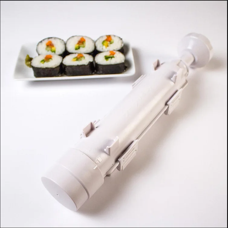 Машинка для суши White роллер форма риса Базука инструмент рулона овощей мяса
