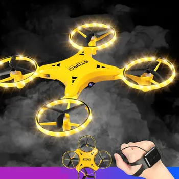 RC Mini Quadcopter Induction Drone Smart Watch Remote Sensing Gesture Aircraft UFO Hand Control Drone Altitude Hold Kids
RC Mini Quadcopter Induction Drone Smart Watch Remote Sensing Gesture Aircraft UFO Hand Control Drone Altitude Hold Kids