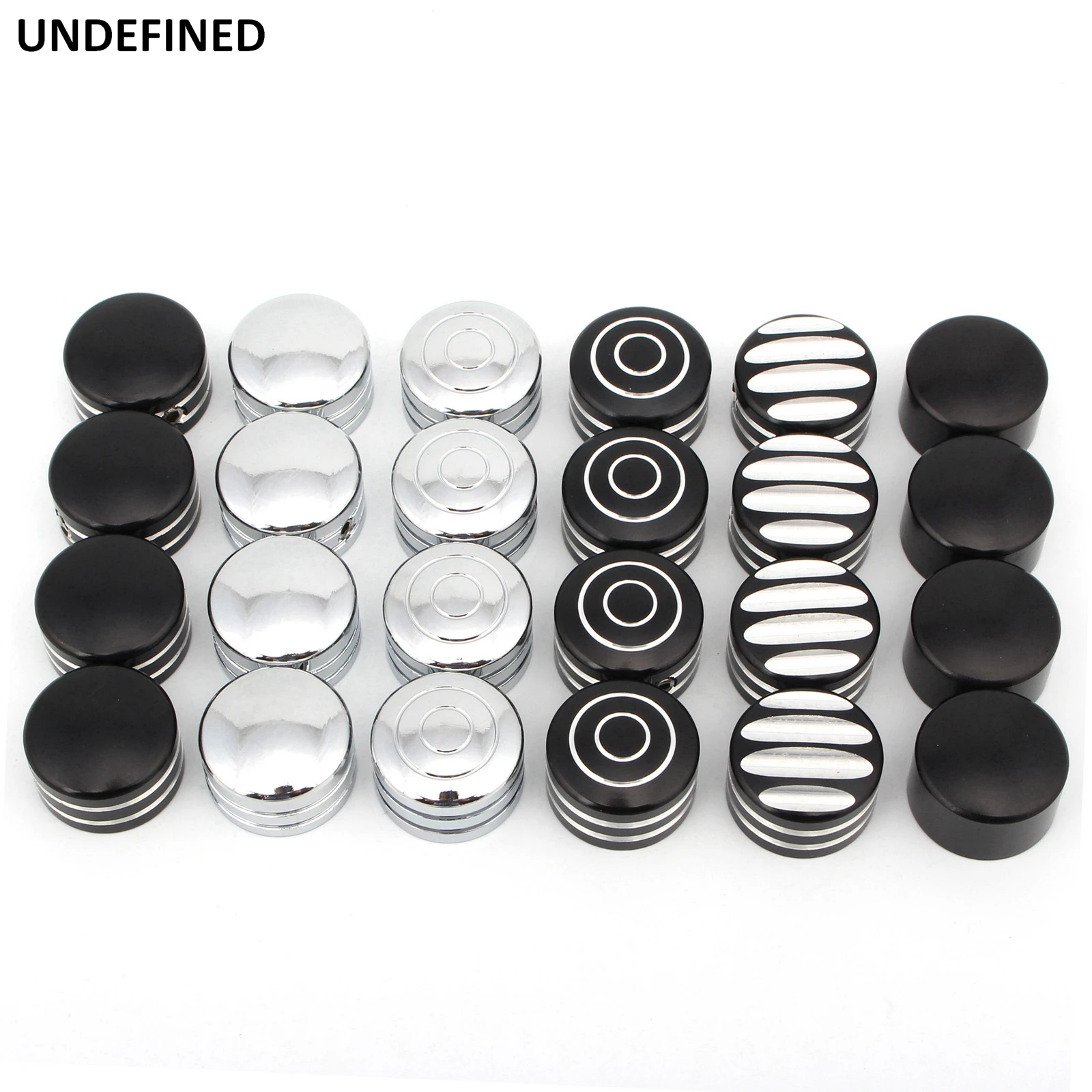 

Motorcycle Spark Plug Head Bolt Cover Screw Nut Cap Trim Black Chrome 4pcs For Harley Sportster XL Touring Road King Twin Cam