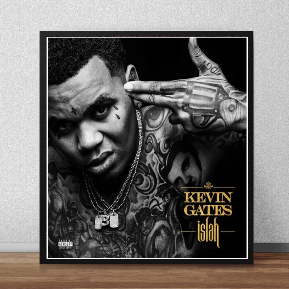 Gift Kevin Gates I'm Him Art Music Album Singer Star Poster Prints Canvas Wall Pictures For Living Room Home Decor | Дом и сад