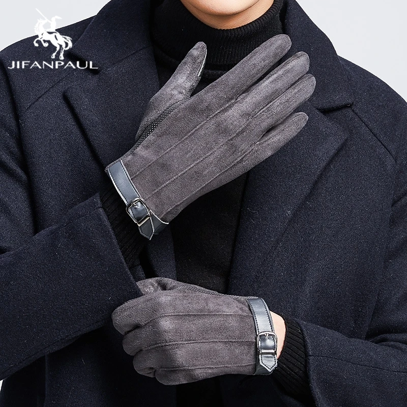 JIFANPAUL Suede Men's Gloves Winter Warm Plus Fleece Thick Gloves Touch Screen Outdoor Cycling Running Driving Winter Gloves
JIFANPAUL Suede Men's Gloves Winter Warm Plus Fleece Thick Gloves Touch Screen Outdoor Cycling Running Driving Winter Gloves