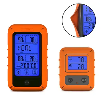 Digital Oven Dual Probe Thermometer Set Wireless Remote For Cooking Meat Food
Digital Oven Dual Probe Thermometer Set Wireless Remote For Cooking Meat Food