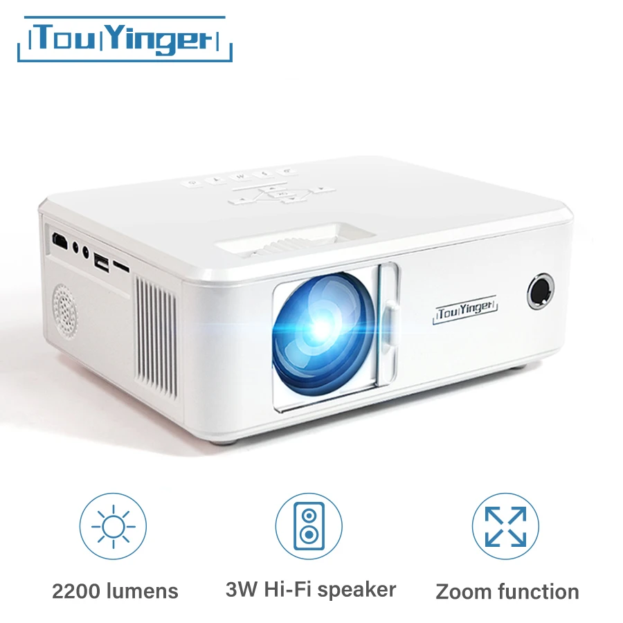 Touyinger X20 Brand Mini projector LED beamer 800*480 Support full hd video LCD TV portable home theater
Touyinger X20 Brand Mini projector LED beamer 800*480 Support full hd video LCD TV portable home theater