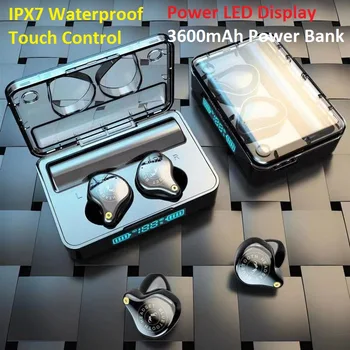 Touch Control Wireless Earphones IPX7 Waterproof Sport Earbuds Gaming Headset TWS Bluetooth 5.0 3600mAh Power Bank For All Phone
Touch Control Wireless Earphones IPX7 Waterproof Sport Earbuds Gaming Headset TWS Bluetooth 5.0 3600mAh Power Bank For All Phone