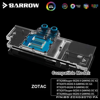 Barrow GPU Water Cooling Block For ZOTAC RTX2080 RTX2070 RTX2060 Super 8GD6 X GAMING OC V2 G3 ,BS-ZOXG2070-PA
Barrow GPU Water Cooling Block For ZOTAC RTX2080 RTX2070 RTX2060 Super 8GD6 X GAMING OC V2 G3 ,BS-ZOXG2070-PA