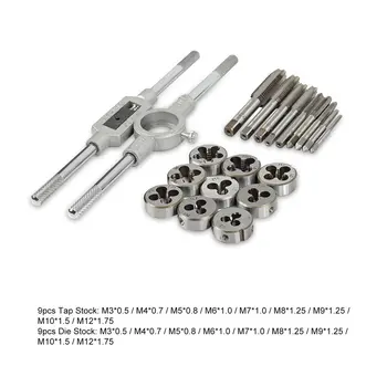 20PCS M3-M12 Alloy Steel Tap & Die Set Small Tap Twisted Hand Tools 1/16-1/2 Inch NC Screw Thread Plugs Taps Hand Screw Taps
20PCS M3-M12 Alloy Steel Tap & Die Set Small Tap Twisted Hand Tools 1/16-1/2 Inch NC Screw Thread Plugs Taps Hand Screw Taps