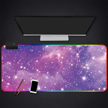 RGB Mouse Pad Large Gaming Luminous Waterproof Non-slip Rubber Desk Mat Nebula Anime Mousepad Computer Laptop Keyboard Desk Pad
RGB Mouse Pad Large Gaming Luminous Waterproof Non-slip Rubber Desk Mat Nebula Anime Mousepad Computer Laptop Keyboard Desk Pad