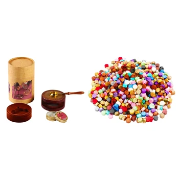 600Pcs (24 Colors)Sealing Wax Beads with Tea Candles and Spoon & 1 set Wax Seal Warmer with Melting Spoon Kit
600Pcs (24 Colors)Sealing Wax Beads with Tea Candles and Spoon & 1 set Wax Seal Warmer with Melting Spoon Kit