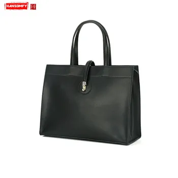 HANSOMFY New Women Handbags Female Leather Lock Shoulder Messenger Bag Atmospheric Large Capacity Ladies Briefcase Tote Bags Big
HANSOMFY New Women Handbags Female Leather Lock Shoulder Messenger Bag Atmospheric Large Capacity Ladies Briefcase Tote Bags Big