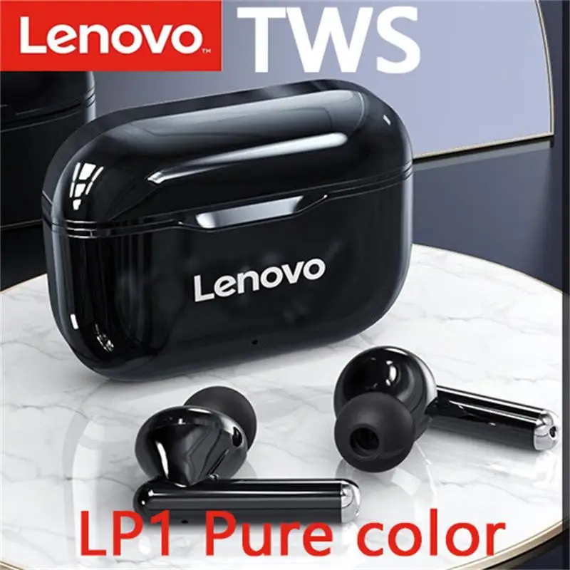 TWS Earphones Pure color Lenovo LP1 Bluetooth 5.0 Earbuds Wireless Charging Box 9D Stereo Sports Waterproof Headsets Microphone
TWS Earphones Pure color Lenovo LP1 Bluetooth 5.0 Earbuds Wireless Charging Box 9D Stereo Sports Waterproof Headsets Microphone