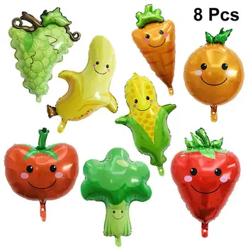 8pcs Vegetables Fruit Shape Balloons Foil Balloons Decorations Party Balloons for Birthday Wedding (8 Patterns)
8pcs Vegetables Fruit Shape Balloons Foil Balloons Decorations Party Balloons for Birthday Wedding (8 Patterns)