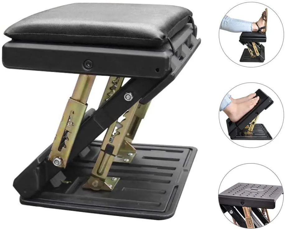 4-Level Height Adjustment Footrest with Removable Soft Foot Rest Pad Max-Load 120Lbs with Massaging Beads for Car Under Desk
4-Level Height Adjustment Footrest with Removable Soft Foot Rest Pad Max-Load 120Lbs with Massaging Beads for Car Under Desk