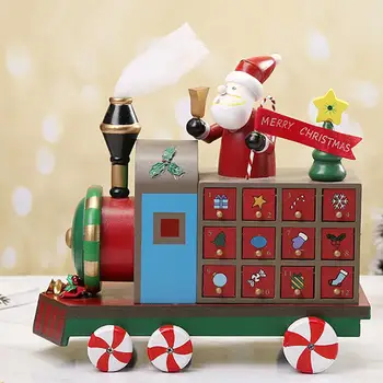 New Christmas Train Painted Wood Christmas Ornament Locomotive Shaped Christmas Advent Countdown Calendar Santa Kid Toys Gift
New Christmas Train Painted Wood Christmas Ornament Locomotive Shaped Christmas Advent Countdown Calendar Santa Kid Toys Gift