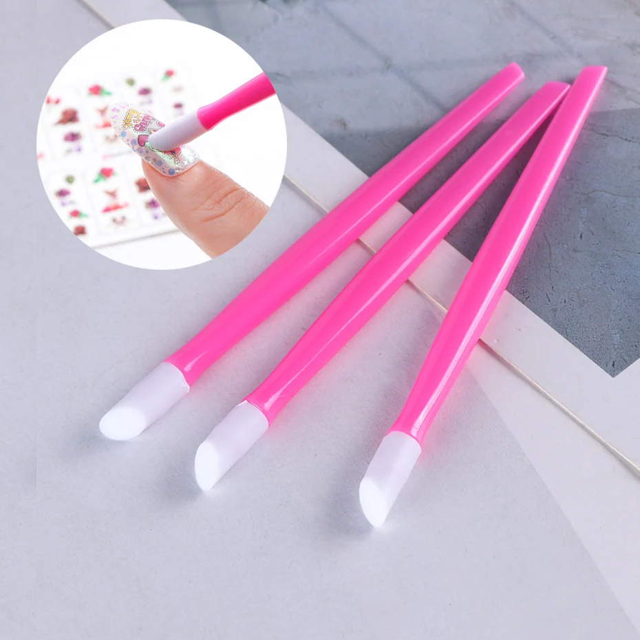3pcs Nail Cuticle Pusher Rubber Plastic Pressure Pen For Stickers Glitters Pedicure Manicure Nail Art Tool Accessories NTNC370
3pcs Nail Cuticle Pusher Rubber Plastic Pressure Pen For Stickers Glitters Pedicure Manicure Nail Art Tool Accessories NTNC370