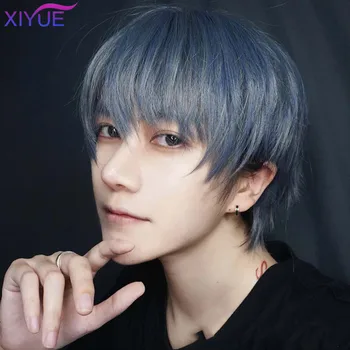 Short Men Wig Cosplay Costume Men Women Heat Resistant Synthetic Hair Wigs Male Hair Fleeciness Realistic Natural Toupee Wigs
Short Men Wig Cosplay Costume Men Women Heat Resistant Synthetic Hair Wigs Male Hair Fleeciness Realistic Natural Toupee Wigs