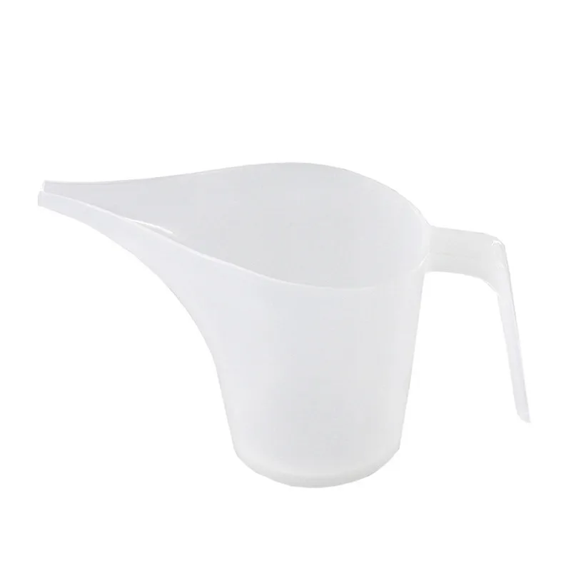 Baking tip measuring cup Tip Mouth Plastic Measuring Jug Cup Graduated Surface Cooking Kitchen Bakery #3N25 (3)