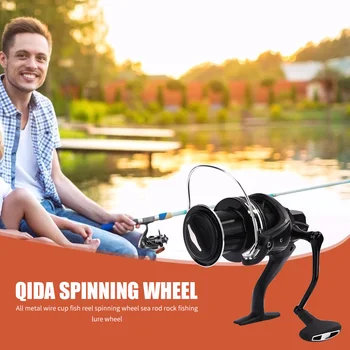 Metal Spinning Reel Multi-functional Practical Convenient Bearing 9+1 BBs 4.1:1 Fish Spool Wheel Carp Fishing Tackle
Metal Spinning Reel Multi-functional Practical Convenient Bearing 9+1 BBs 4.1:1 Fish Spool Wheel Carp Fishing Tackle