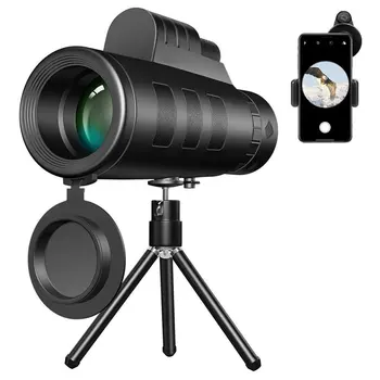 Lens for phone 40X60 Zoom for Smartphone Monocular Telescope Scope Camera Camping Hiking with Compass Phone Clip Tripod
Lens for phone 40X60 Zoom for Smartphone Monocular Telescope Scope Camera Camping Hiking with Compass Phone Clip Tripod