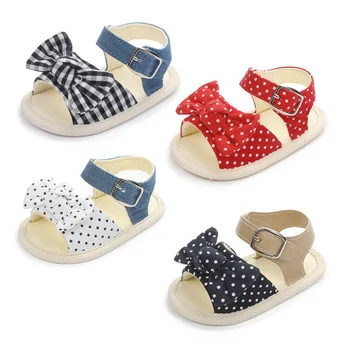 Summer Baby Girls Bow Polka Dot Breathable Anti-Slip Shoes Sandals Toddler Soft Soled Shoes 0-18M 2020 
Summer Baby Girls Bow Polka Dot Breathable Anti-Slip Shoes Sandals Toddler Soft Soled Shoes 0-18M 2020