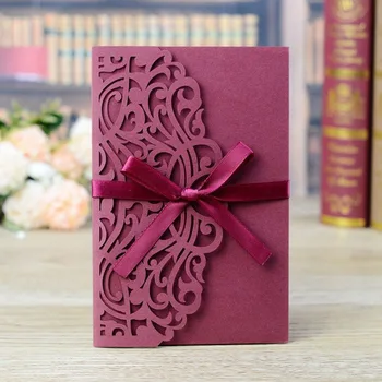1pcs Laser Cut Wedding Invitations Card Tri-Fold Elegant Lace Business Flowers Greeting Cards & Ribbon Wedding Party Decoration
1pcs Laser Cut Wedding Invitations Card Tri-Fold Elegant Lace Business Flowers Greeting Cards & Ribbon Wedding Party Decoration