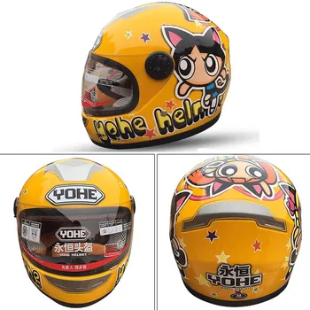 2019 New YOHE Winter warm child Kids Motorcycle Helmets Baby Children Full Face Motorbike helmet made of ABS withe PC lens visor
2019 New YOHE Winter warm child Kids Motorcycle Helmets Baby Children Full Face Motorbike helmet made of ABS withe PC lens visor