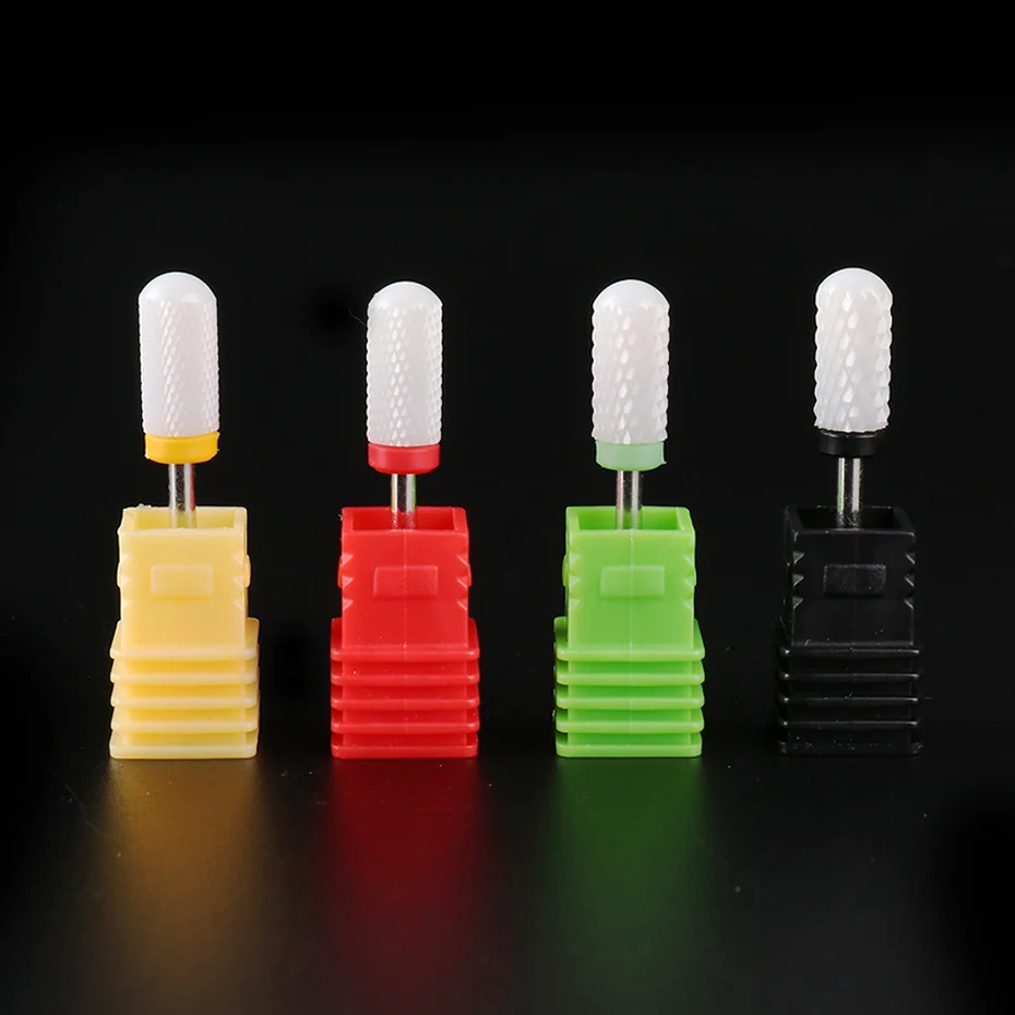 17 Type Ceramic Nail Drill Bit Manicure for Electric Machine Rotate Burr Nail Art Milling Cutter Pedicure Tool Accessory 3