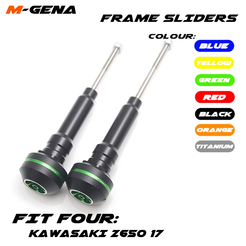 Motorcycle CNC Aluminum Falling Protection Frame Sliders Crash Protector For Kawasaki Z650 2017 2018 17 18
Motorcycle CNC Aluminum Falling Protection Frame Sliders Crash Protector For Kawasaki Z650 2017 2018 17 18