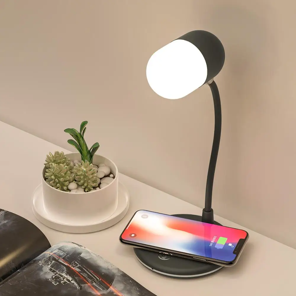 Table Desk LED Lamp Light Bluetooth Speaker Qi Wireless Charger Desktop Pad for Iphone 8 X Xs Max Samsung S10 S9 Huawei P30 Pro
Table Desk LED Lamp Light Bluetooth Speaker Qi Wireless Charger Desktop Pad for Iphone 8 X Xs Max Samsung S10 S9 Huawei P30 Pro