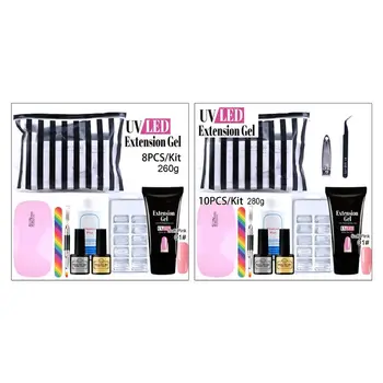 Poly Nail Extension Gel Kit, with 30ml Poly Nail Gel,LED UV Nail Dryer,Slip Solution,False Nails Art Manicure Set
Poly Nail Extension Gel Kit, with 30ml Poly Nail Gel,LED UV Nail Dryer,Slip Solution,False Nails Art Manicure Set