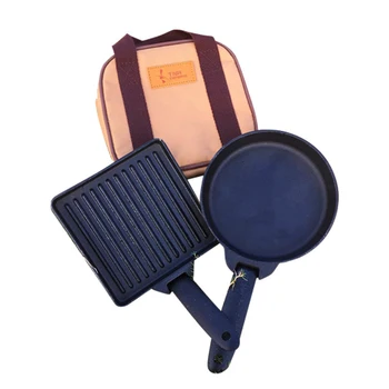 2 Pcs Set Camping Cookware BBQ Barbecue Outdoor Frying Grill Pan Plate Hiking Picnic Kitchen Tools Cast Iron Steak Baking Pans
2 Pcs Set Camping Cookware BBQ Barbecue Outdoor Frying Grill Pan Plate Hiking Picnic Kitchen Tools Cast Iron Steak Baking Pans