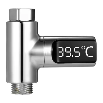 Waterproof LED Digital Shower Temperature Display Water Thermometer Monitor 360° Rotating Screen LED Display
Waterproof LED Digital Shower Temperature Display Water Thermometer Monitor 360° Rotating Screen LED Display