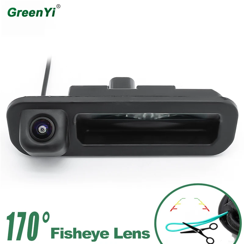 HD 1280x720P starlight night vision 170 fisheye lens Car Rear View Trunk Handle Camera For Ford Focus 2012 2013 3 |