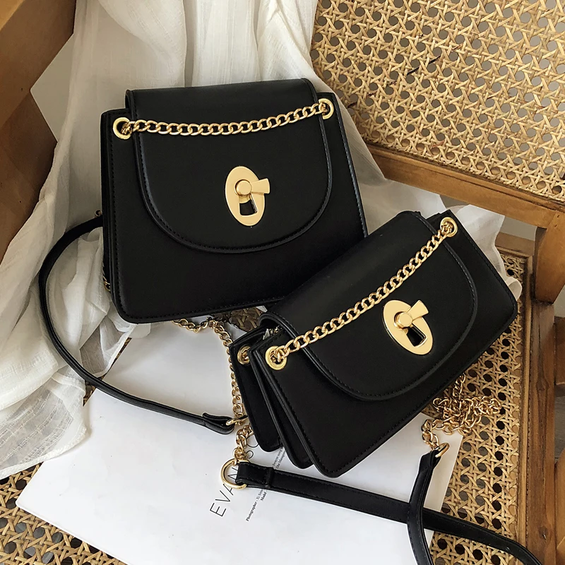Vintage Fashion Female Square Bag 2019 New High Quality PU Leather Women's Designer Handbag Lock Chain Shoulder Messenger Bag 
Vintage Fashion Female Square Bag 2019 New High Quality PU Leather Women's Designer Handbag Lock Chain Shoulder Messenger Bag